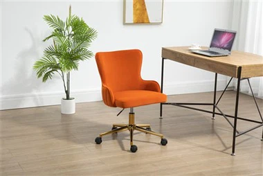 Fabric Office Chair nrog Log